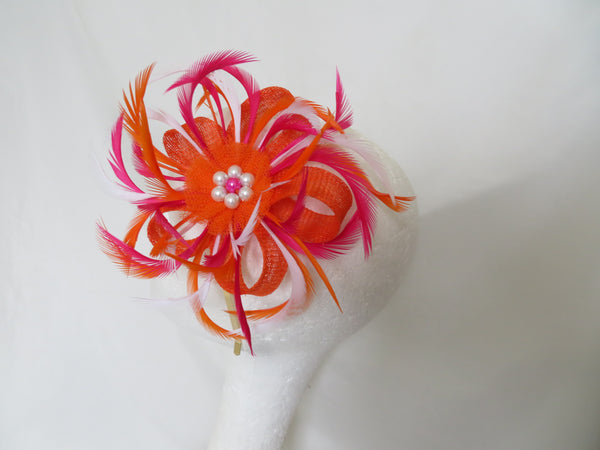 Cerise Pink Orange & White Mini Lily