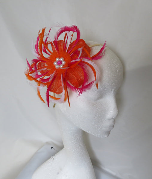 Cerise Pink Orange & White Mini Lily