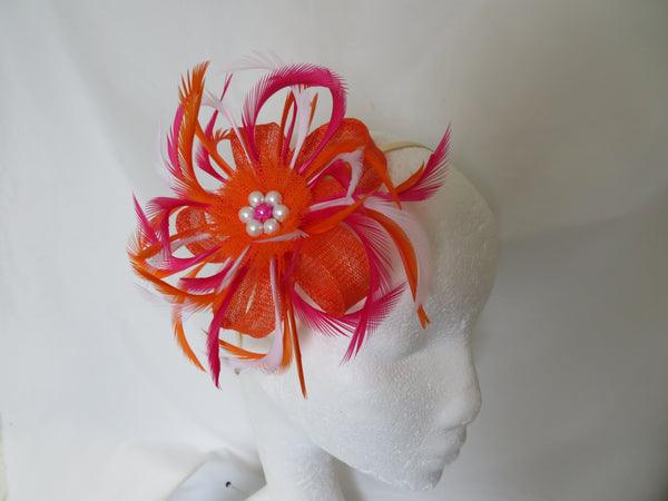 Cerise Pink Orange & White Mini Lily