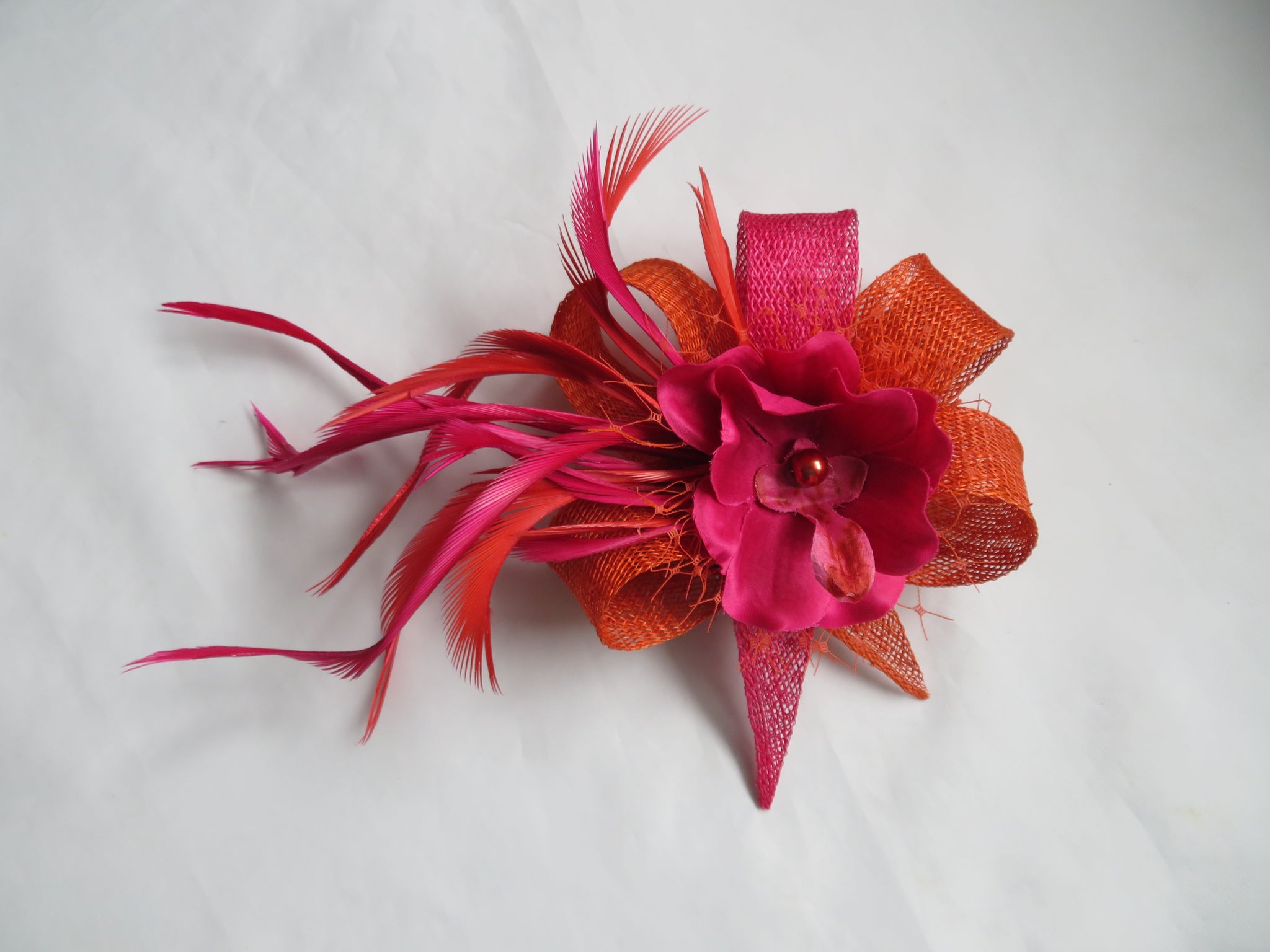 Burnt Orange and Cerise Pink Lillibelle