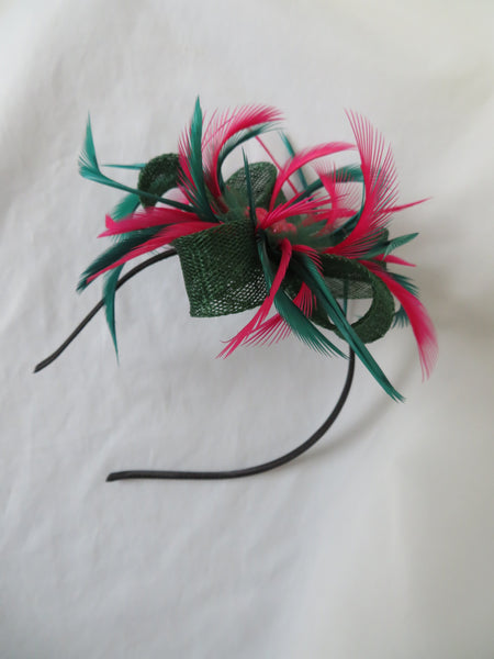 Dark Green & Cerise Pink Mini Lily