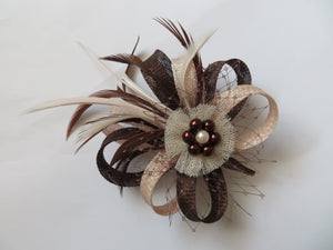 Chocolate Brown & Blush Pink Roxi
