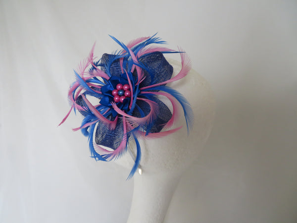 Royal Blue & Pale Fuchsia Pink Mini Lily