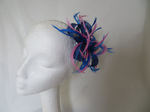 Royal Blue & Pale Fuchsia Pink Mini Lily