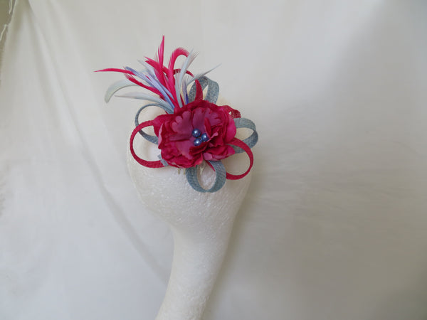 Raspberry Pink & Pale Blue Roxi