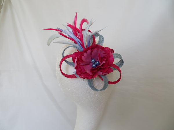 Raspberry Pink & Pale Blue Roxi