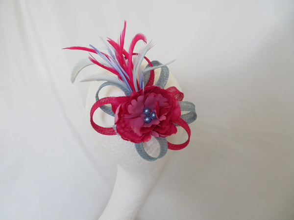 Raspberry Pink & Pale Blue Roxi