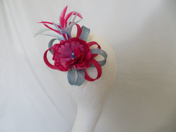 Raspberry Pink & Pale Blue Roxi