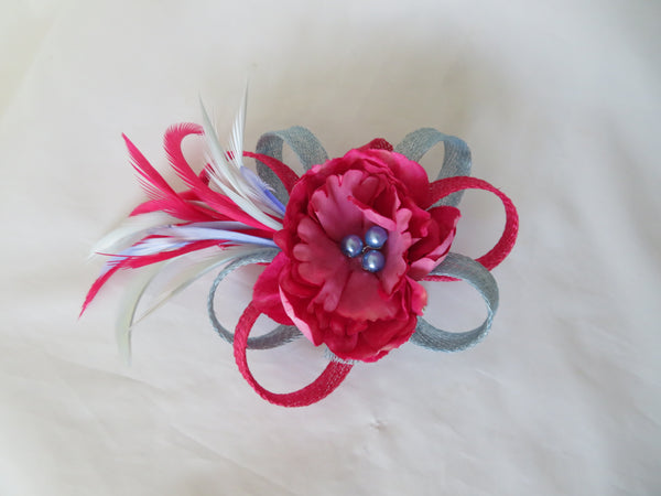 Raspberry Pink & Pale Blue Roxi