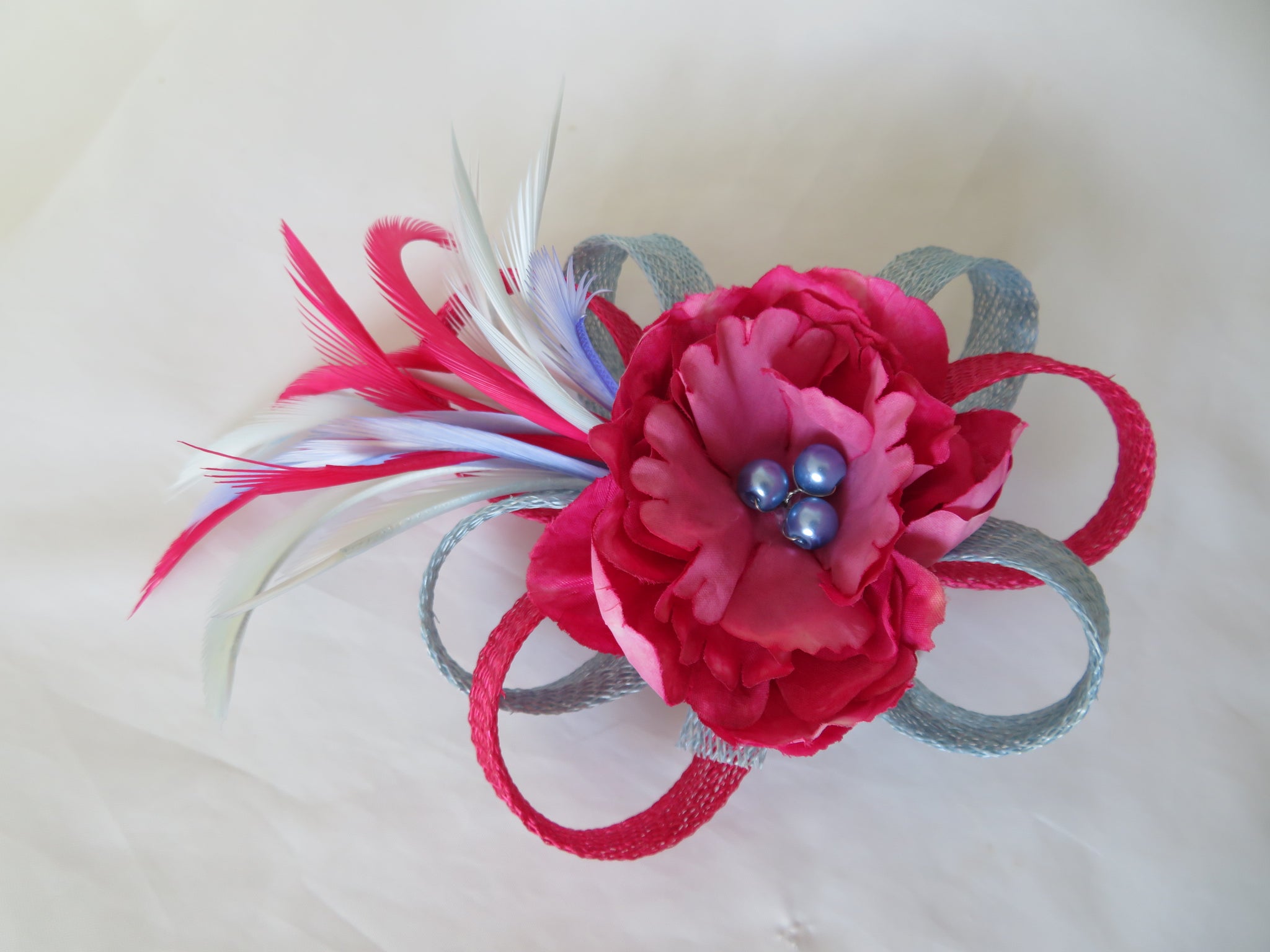 Raspberry Pink & Pale Blue Roxi