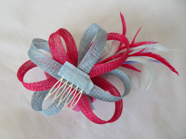 Raspberry Pink & Pale Blue Roxi