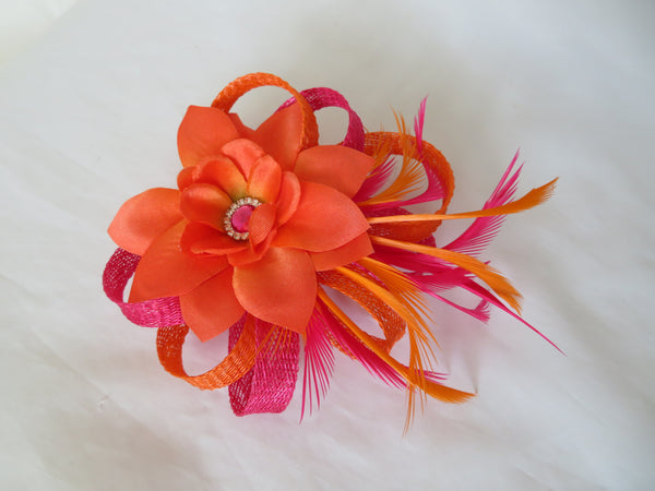 Cerise Pink & Orange Roxi