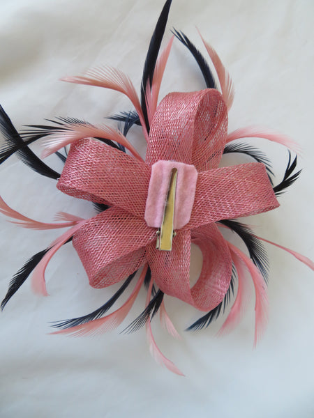 Dusky Rose Pink & Navy Blue Mini Lily