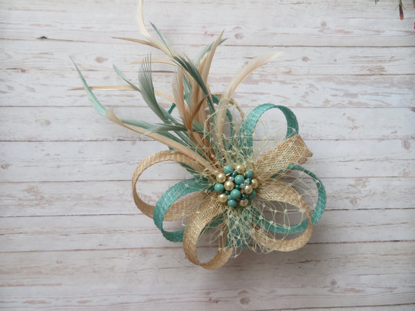 Sea Green & Beige Roxi