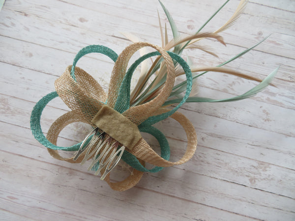 Sea Green & Beige Roxi