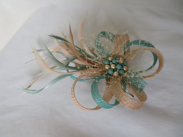 Sea Green & Beige Roxi