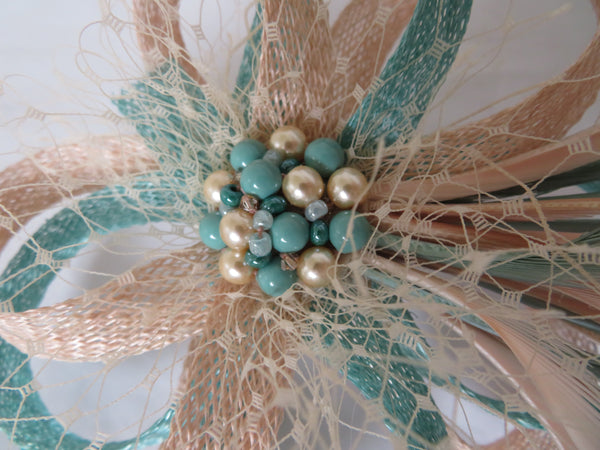 Sea Green & Beige Roxi