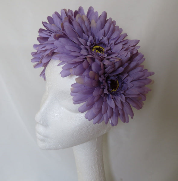 Lilac Gerbera Flower Crown