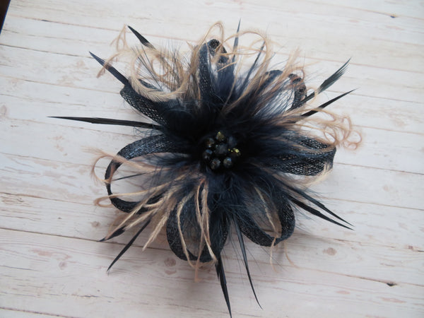 Navy Blue & Nude Lilylou