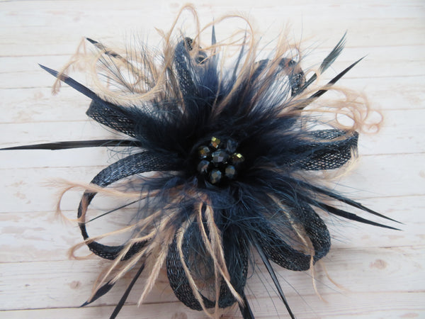 Navy Blue & Nude Lilylou