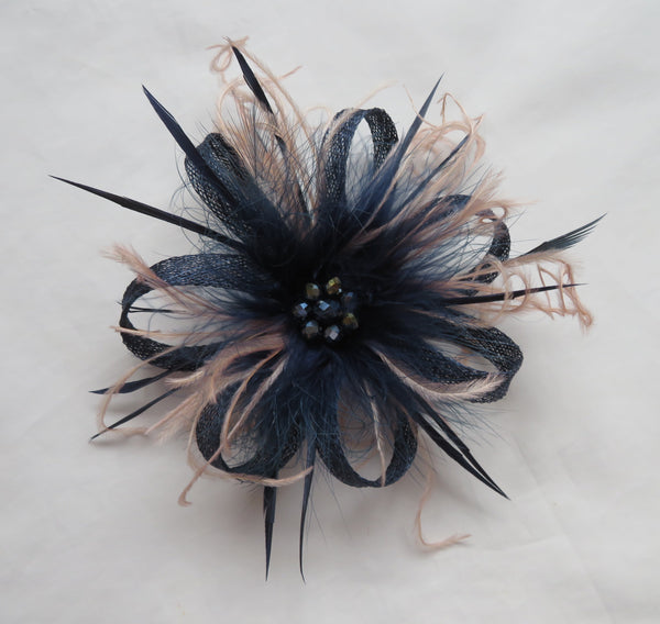 Navy Blue & Nude Lilylou