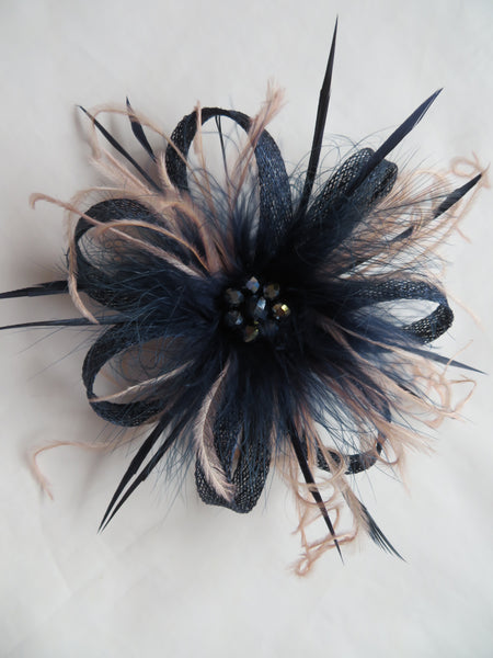 Navy Blue & Nude Lilylou
