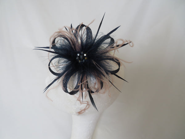 Navy Blue & Nude Lilylou