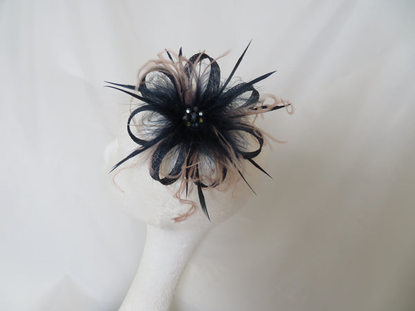 Navy Blue & Nude Lilylou