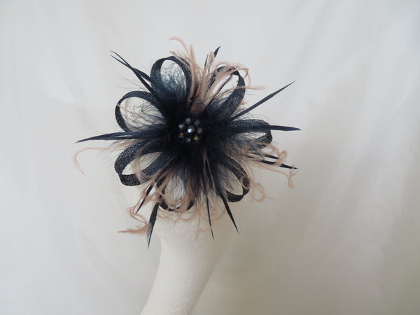Navy Blue & Nude Lilylou