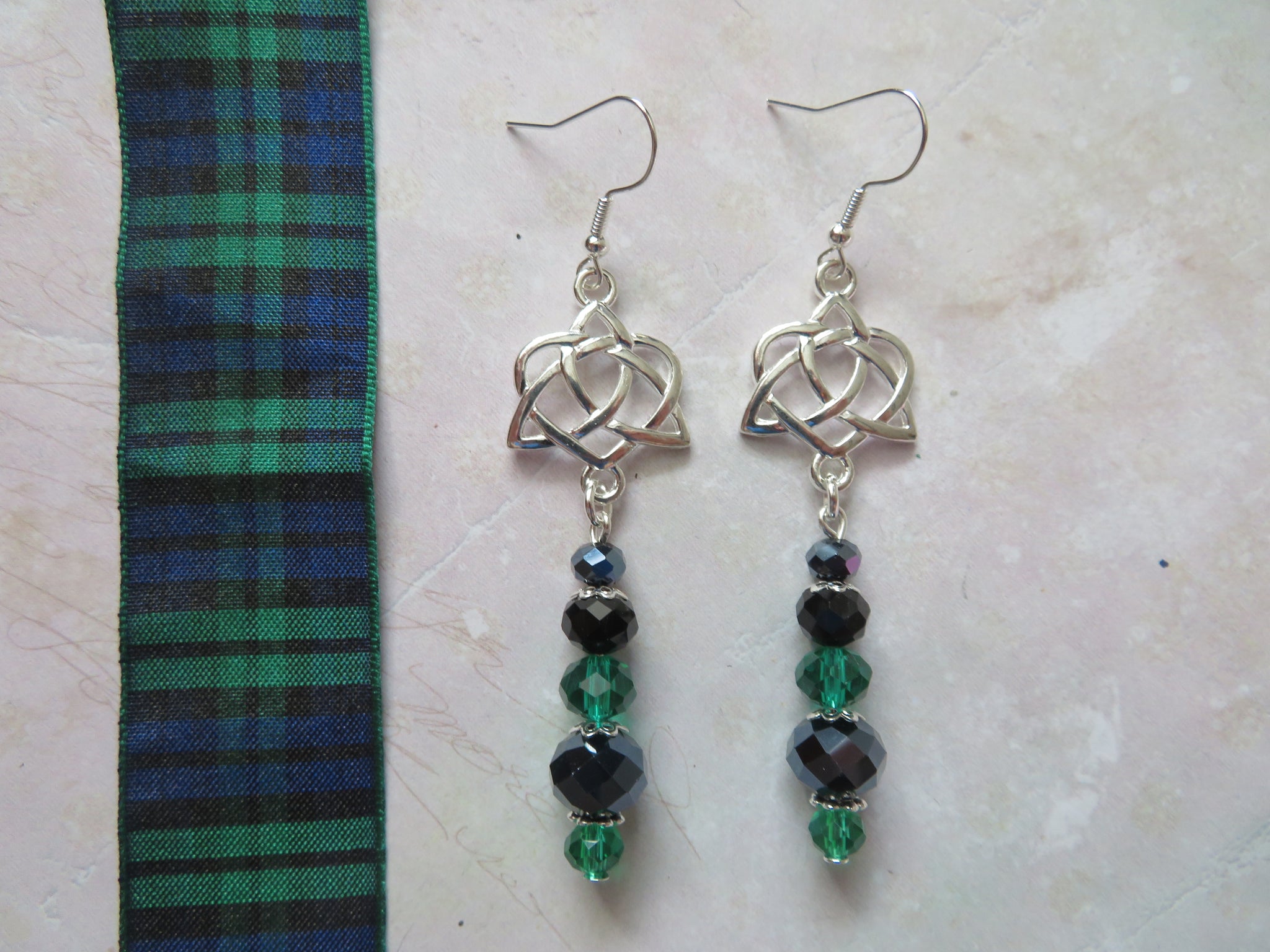 Highland Whispers Triquetra Knot Earrings