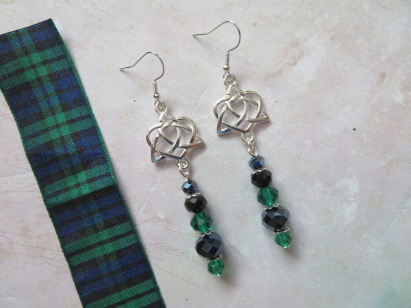 Highland Whispers Triquetra Knot Earrings