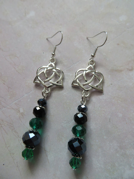 Highland Whispers Triquetra Knot Earrings
