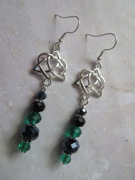 Highland Whispers Triquetra Knot Earrings