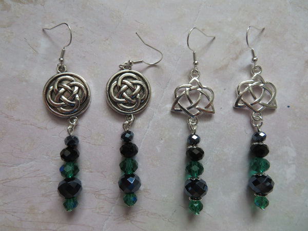 Highland Whispers Triquetra Knot Earrings