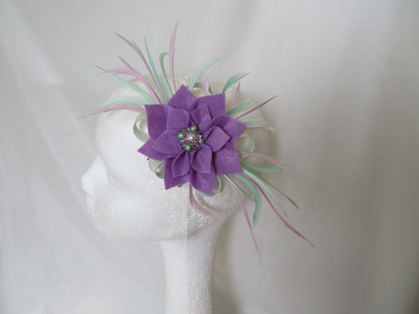 Pale Mint Green and Lavender Phoebe
