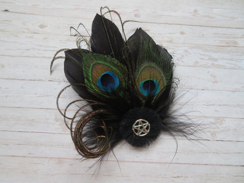 Black & Silver Little Witchy Clip