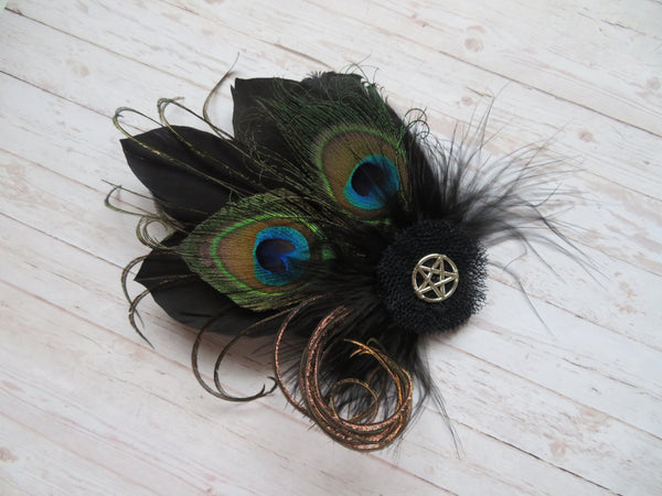 Black & Silver Little Witchy Clip
