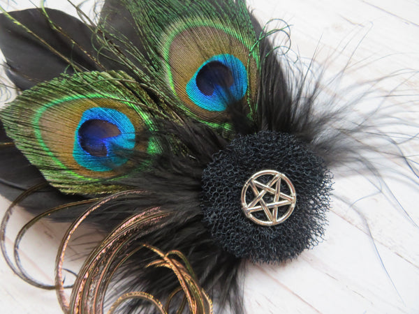 Black & Silver Little Witchy Clip