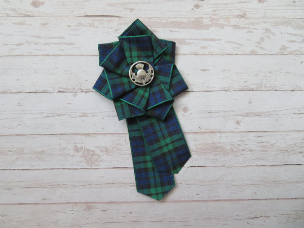 Black Watch Thistle Brooch