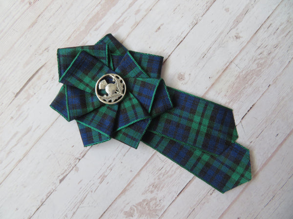 Black Watch Thistle Brooch