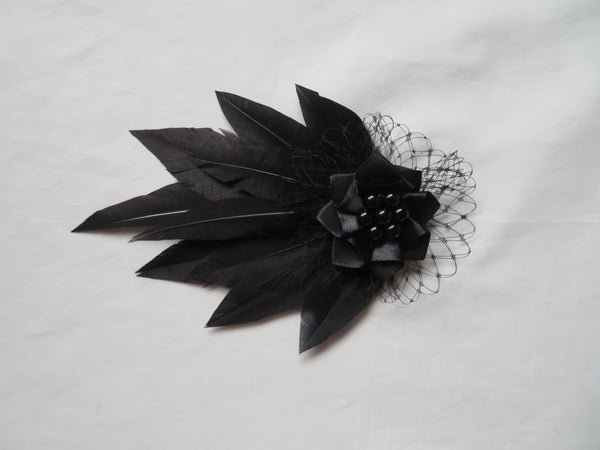 Black Olivia Hair Clip