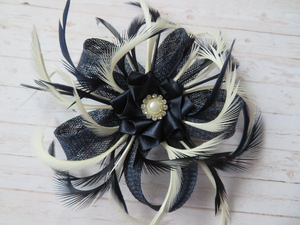 Navy & Ivory Mini Lily