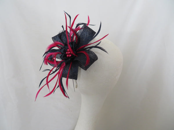 Navy Blue & Cerise Pink Lily