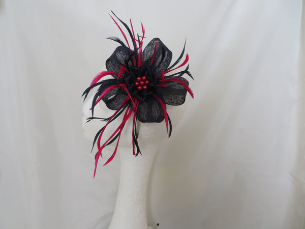 Navy Blue & Cerise Pink Lily