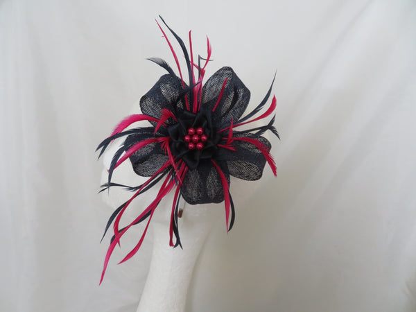 Navy Blue & Cerise Pink Lily