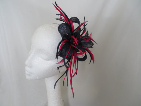 Navy Blue & Cerise Pink Lily