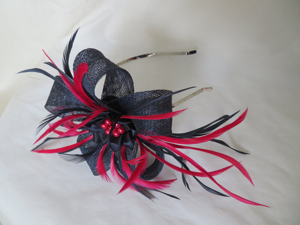 Navy Blue & Cerise Pink Lily