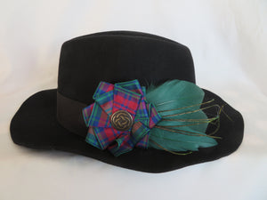 Lindsay Tartan Hat Clip