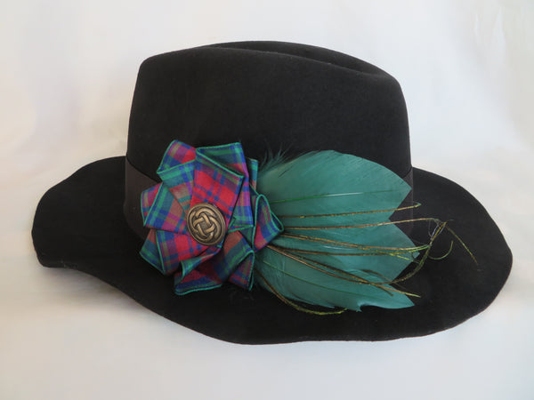 Lindsay Tartan Hat Clip