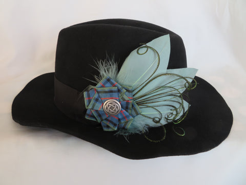Flower of Scotland Tartan Hat Clip